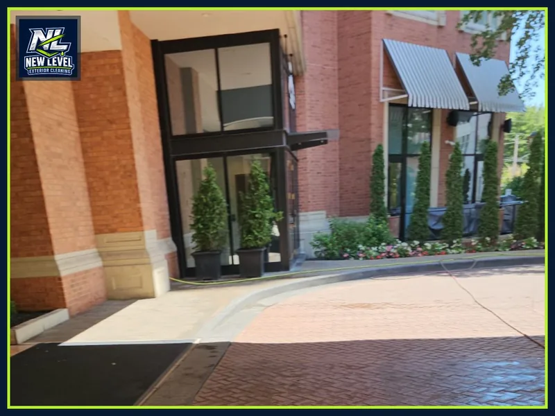 Storefront & Entrance cleaning results in St. Charles and St. Louis Counties